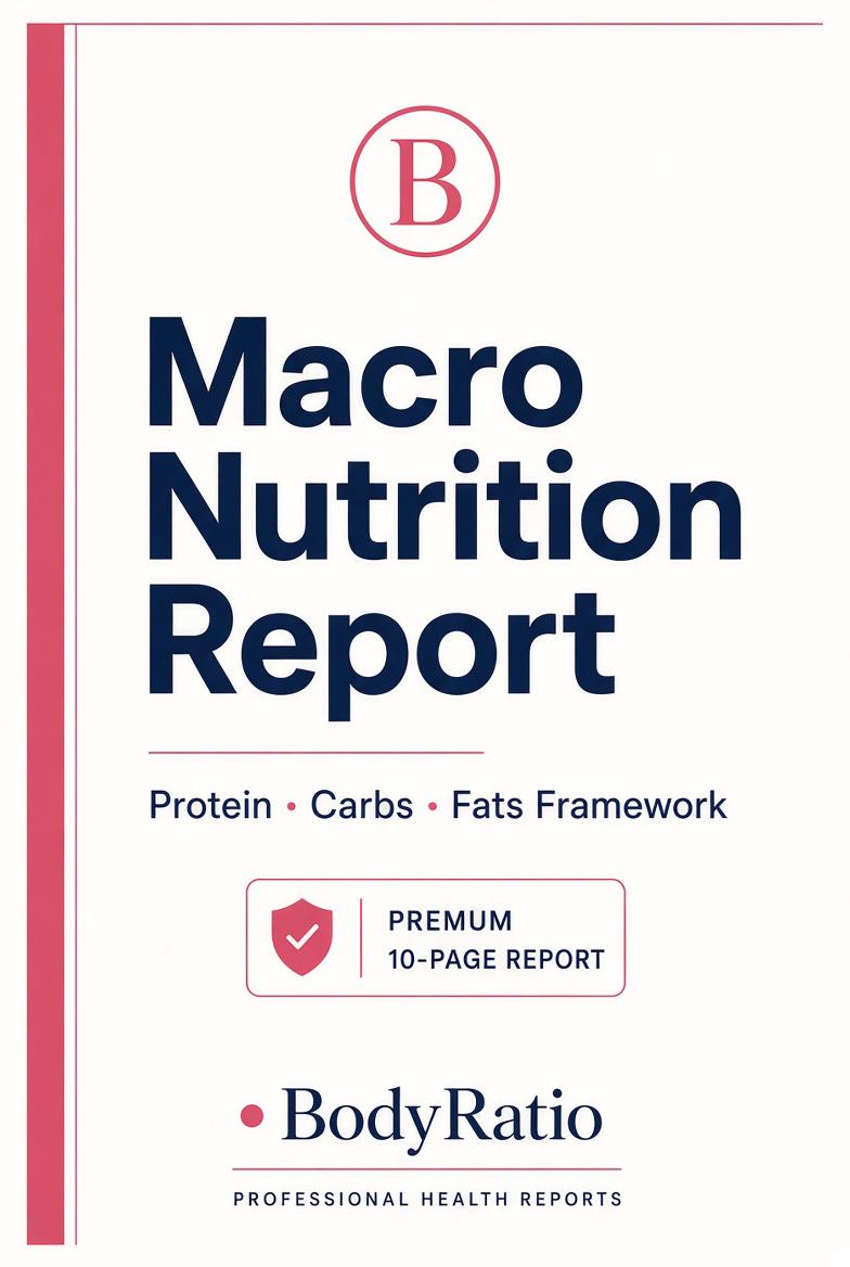 Macro Nutrition Report cover